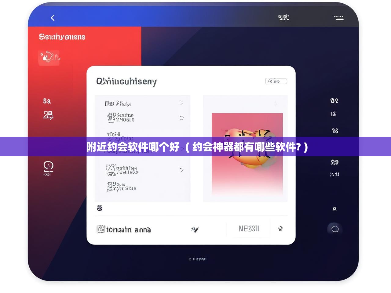  附近约会软件哪个好  ( 约会神器都有哪些软件? )