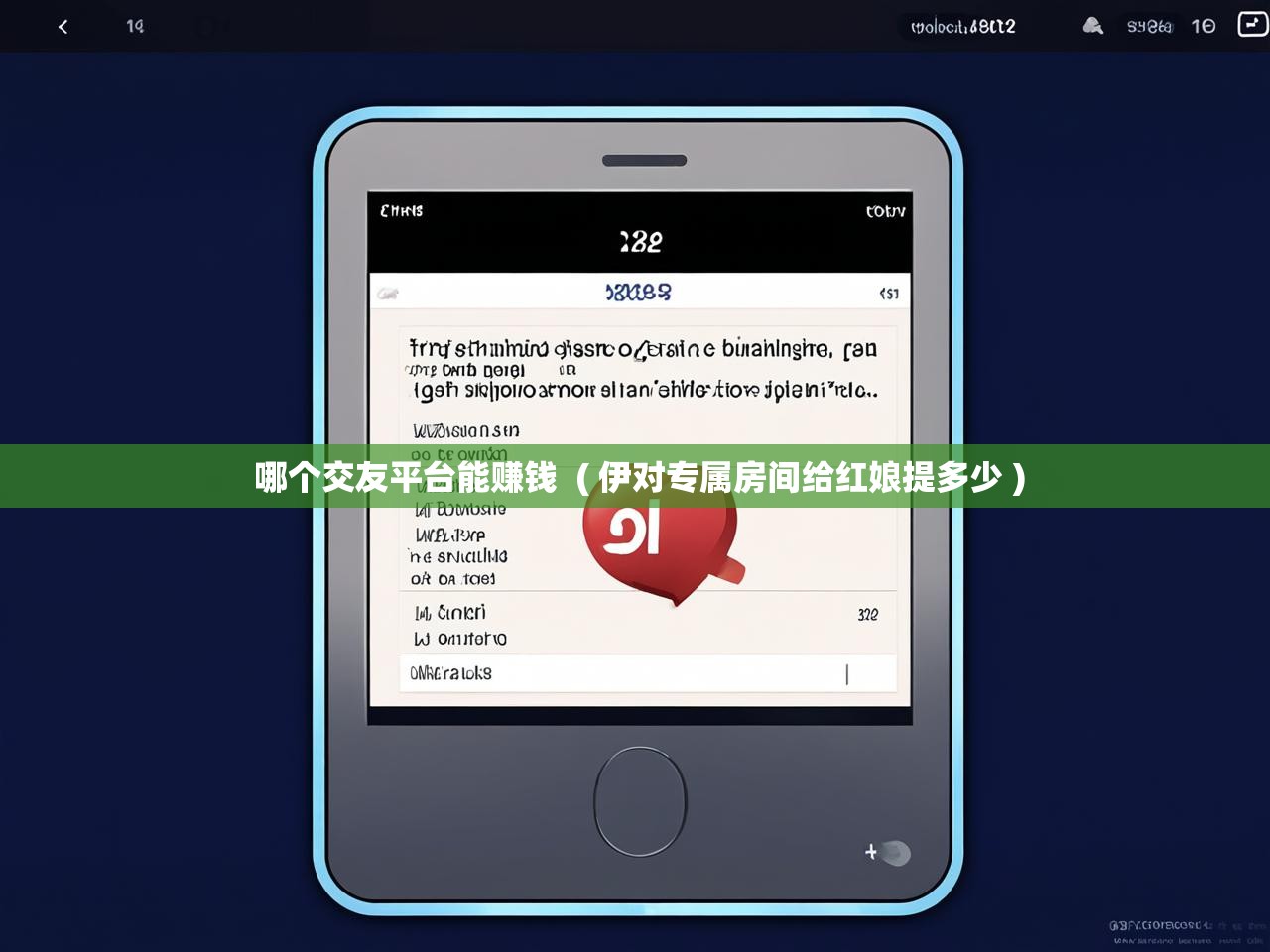  哪个交友平台能赚钱  ( 伊对专属房间给红娘提多少 )