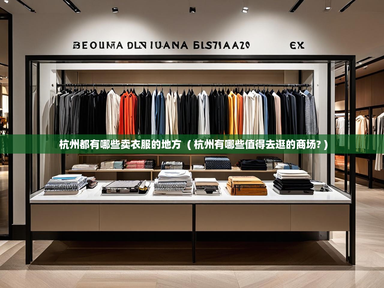 杭州都有哪些卖衣服的地方  ( 杭州有哪些值得去逛的商场? )  杭州都有哪些卖衣服的地方  ( 杭州有哪些值得去逛的商场? )