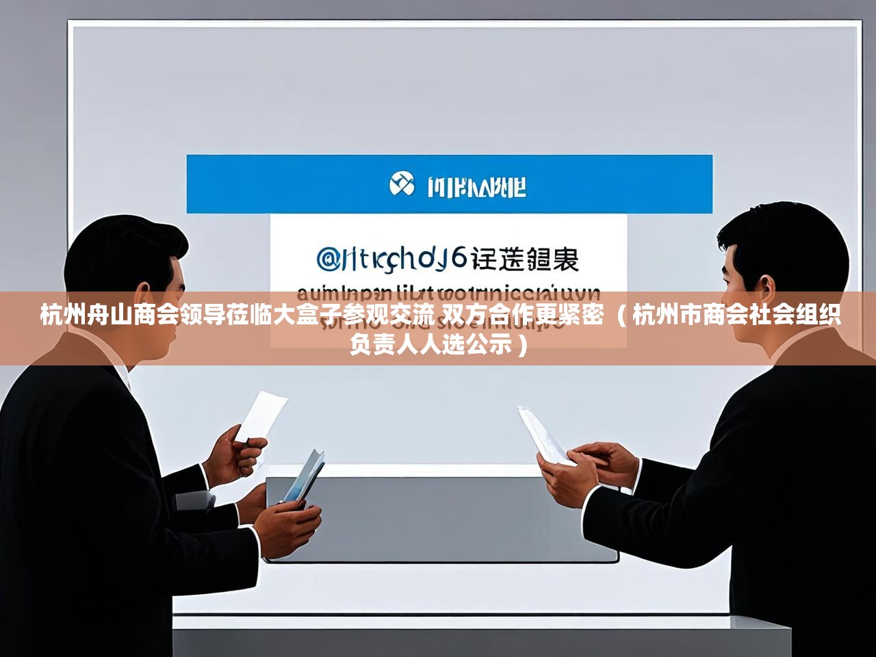 详细阅读: 杭州舟山商会领导莅临大盒子参观交流 双方合作更紧密 ( 杭州市商会社会组织负责人人选公示 ) 杭州舟山商会领导莅临大盒子参观交流 双方合作更紧密 ( 杭州市商会社会组织负责人人选公示 )