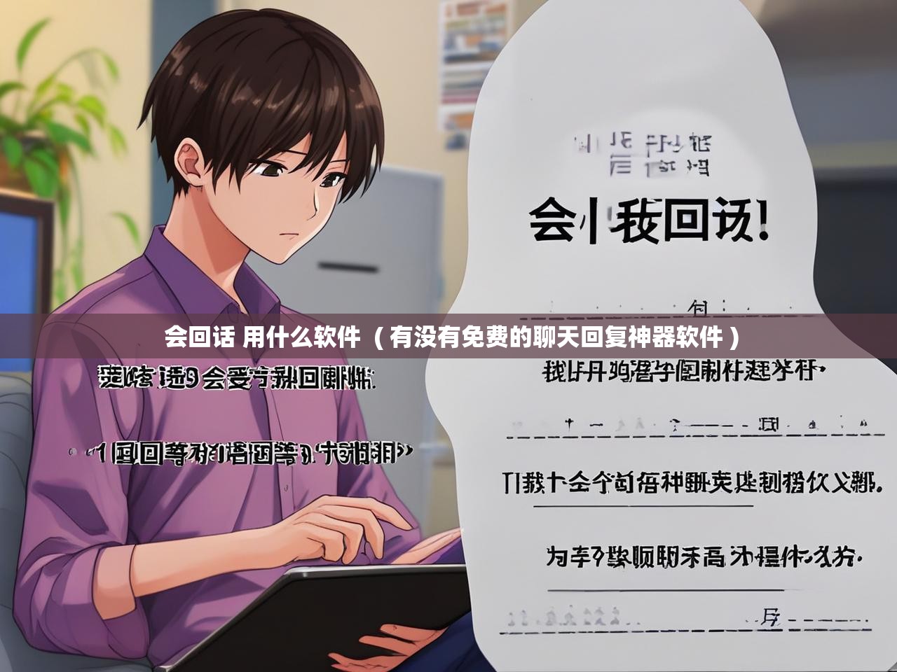 详细阅读: 会回话 用什么软件  ( 有没有免费的聊天回复神器软件 )  会回话 用什么软件  ( 有没有免费的聊天回复神器软件 )