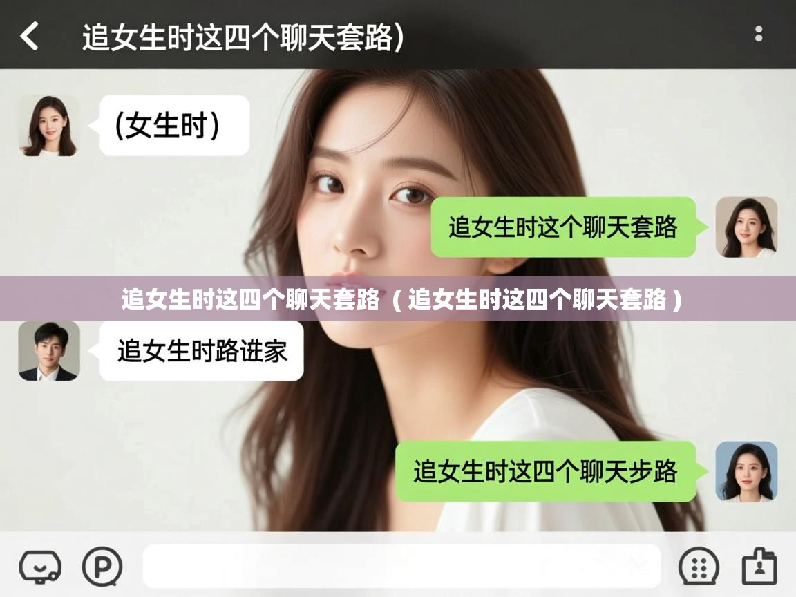 详细阅读: 追女生时这四个聊天套路  ( 追女生时这四个聊天套路 )  追女生时这四个聊天套路  ( 追女生时这四个聊天套路 )