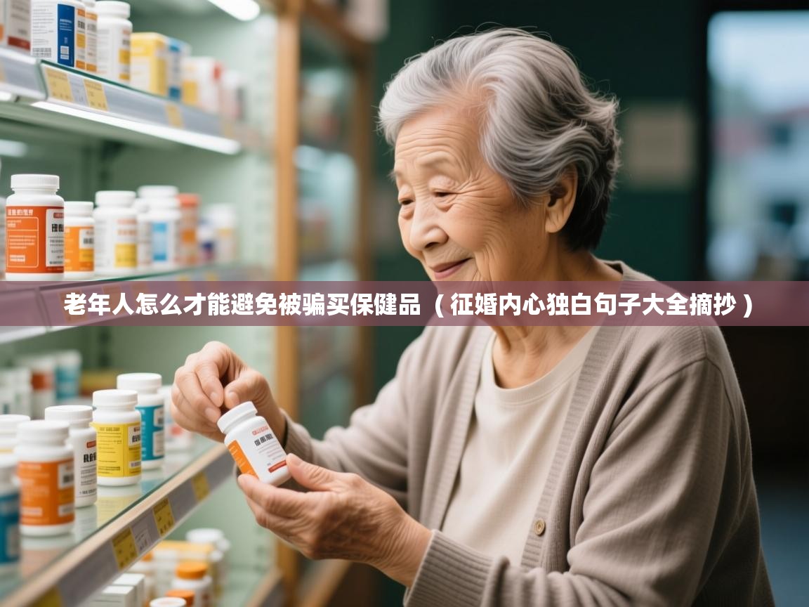 详细阅读: 老年人怎么才能避免被骗买保健品  ( 征婚内心独白句子大全摘抄 )  老年人怎么才能避免被骗买保健品  ( 征婚内心独白句子大全摘抄 )