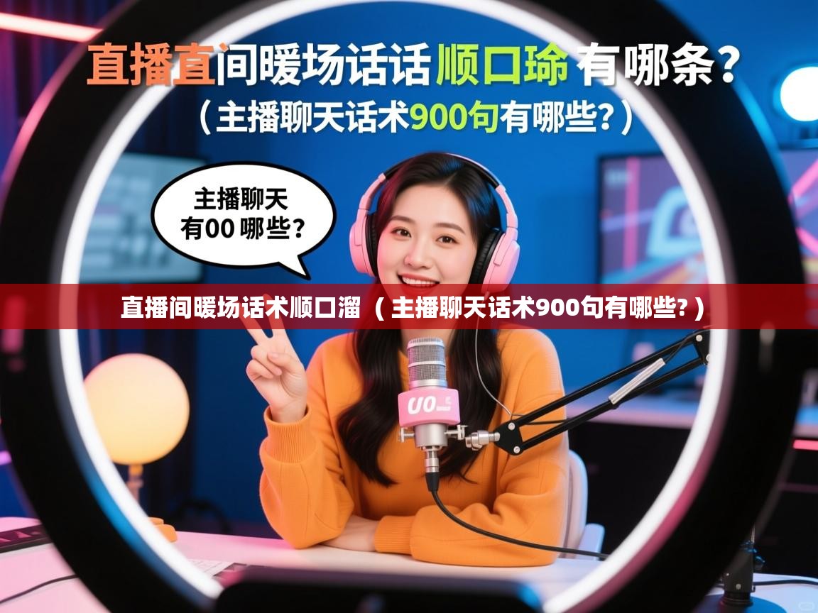  直播间暖场话术顺口溜  ( 主播聊天话术900句有哪些? )