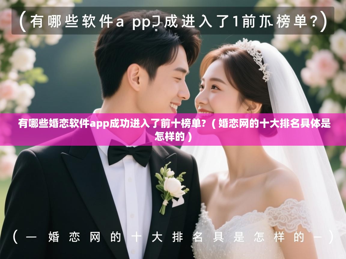  有哪些婚恋软件app成功进入了前十榜单?  ( 婚恋网的十大排名具体是怎样的 )