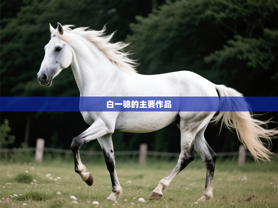  白一骢的主要作品 