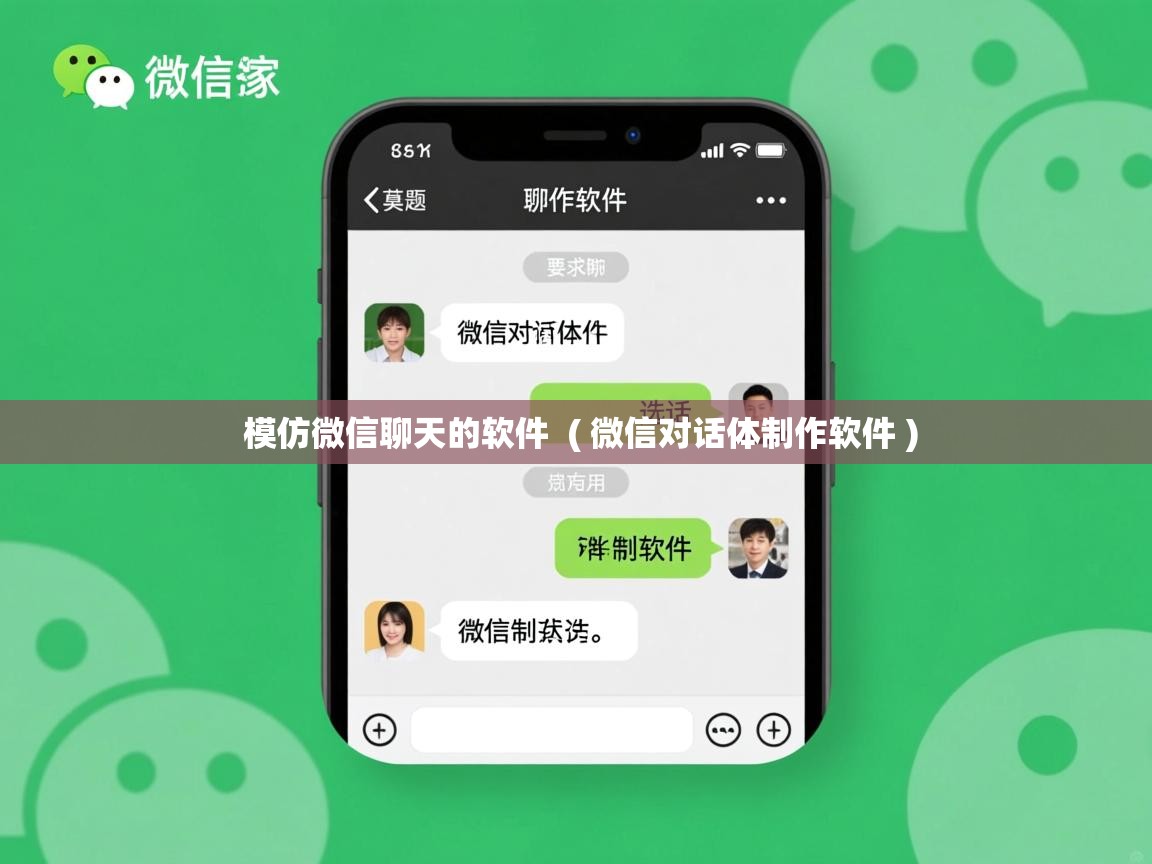  模仿微信聊天的软件  ( 微信对话体制作软件 )