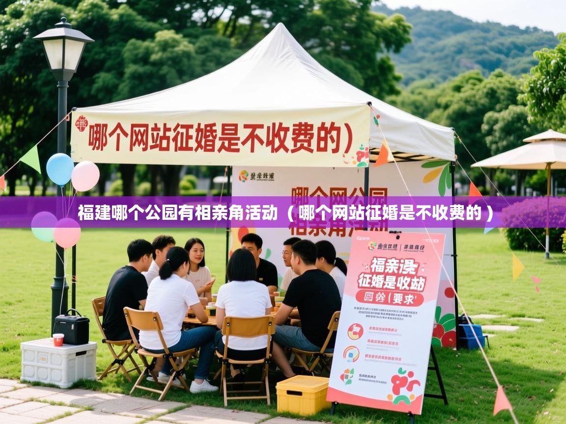 详细阅读: 福建哪个公园有相亲角活动  ( 哪个网站征婚是不收费的 )  福建哪个公园有相亲角活动  ( 哪个网站征婚是不收费的 )