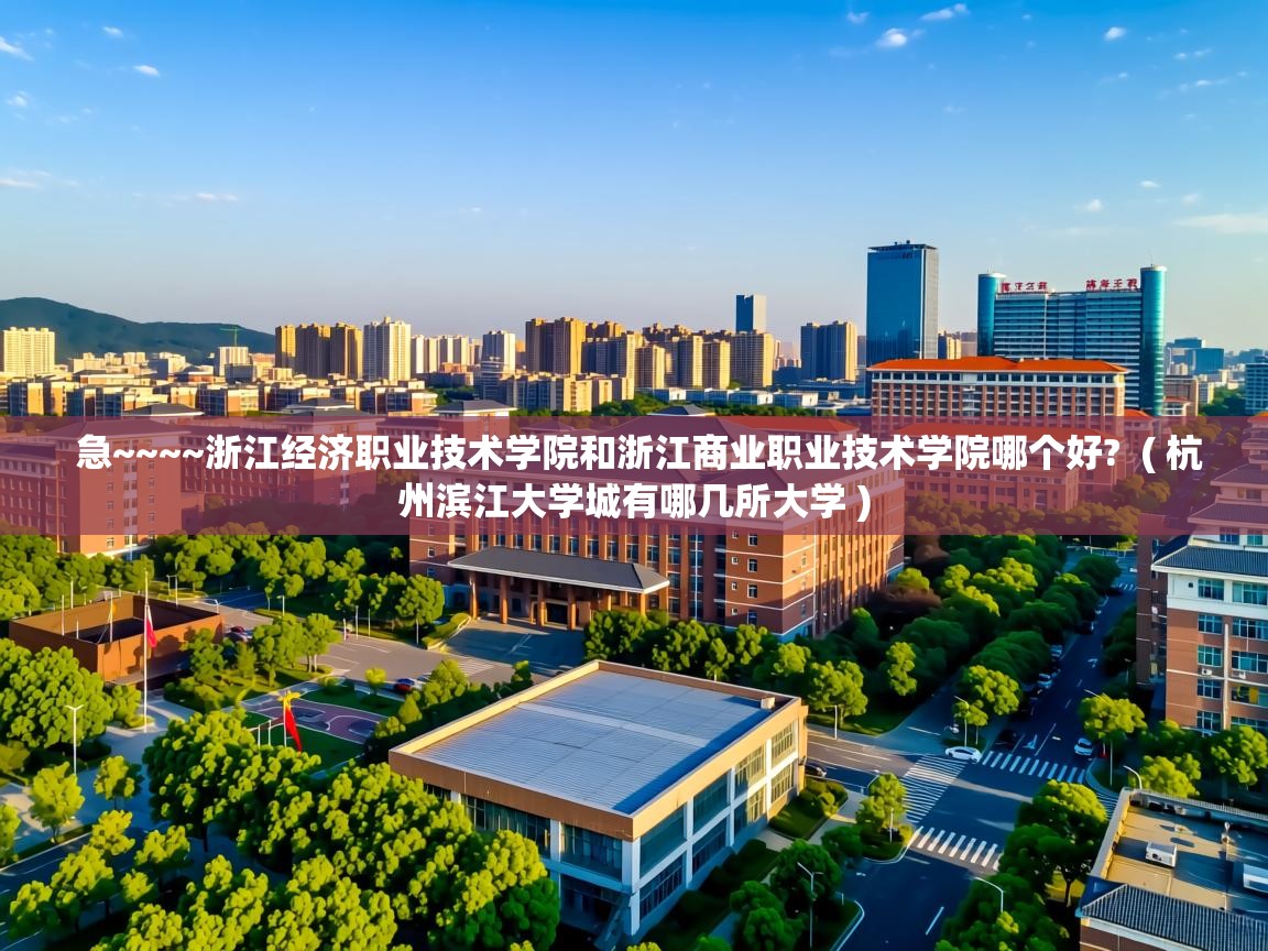  急~~~~浙江经济职业技术学院和浙江商业职业技术学院哪个好?  ( 杭州滨江大学城有哪几所大学 )