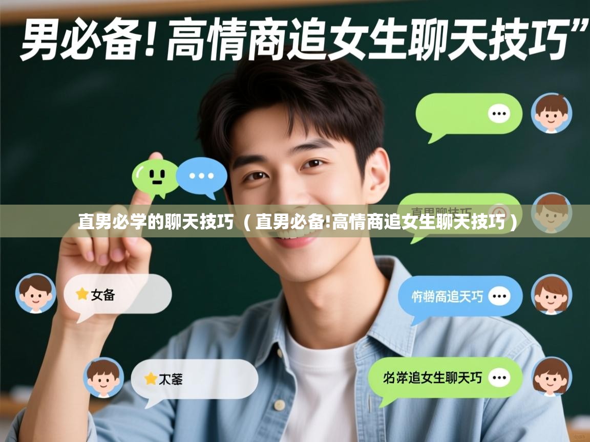  直男必学的聊天技巧  ( 直男必备!高情商追女生聊天技巧 )