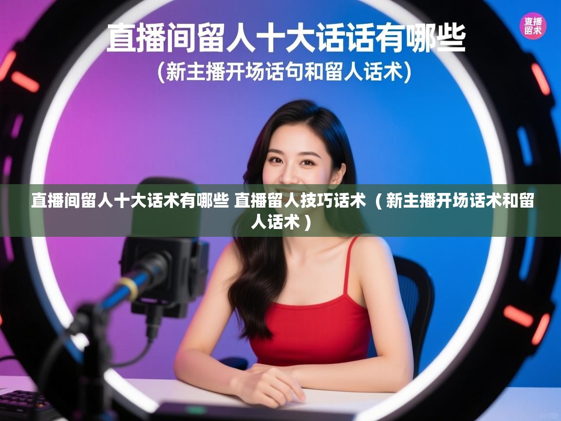  直播间留人十大话术有哪些 直播留人技巧话术  ( 新主播开场话术和留人话术 )