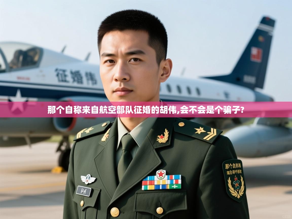 详细阅读: 那个自称来自航空部队征婚的胡伟,会不会是个骗子?   那个自称来自航空部队征婚的胡伟,会不会是个骗子?