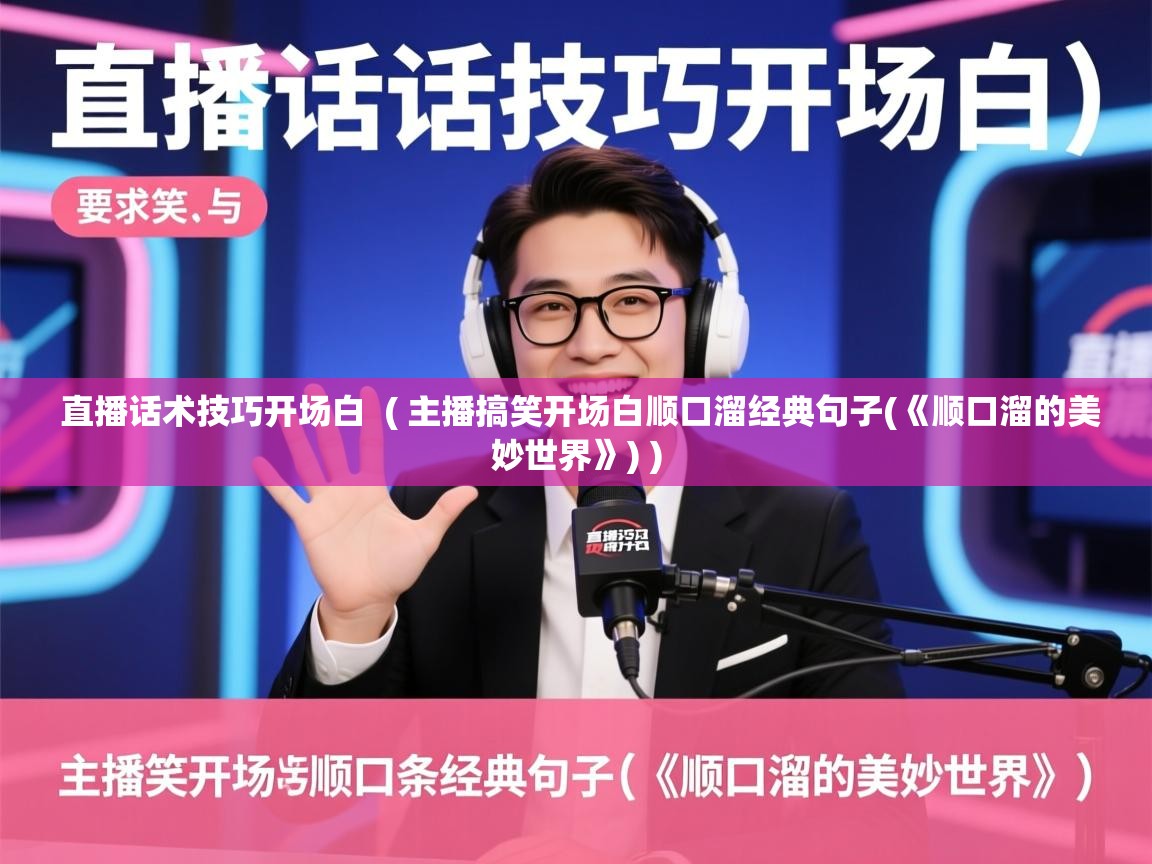 直播话术技巧开场白  ( 主播搞笑开场白顺口溜经典句子(《顺口溜的美妙世界》) )  直播话术技巧开场白  ( 主播搞笑开场白顺口溜经典句子(《顺口溜的美妙世界》) )