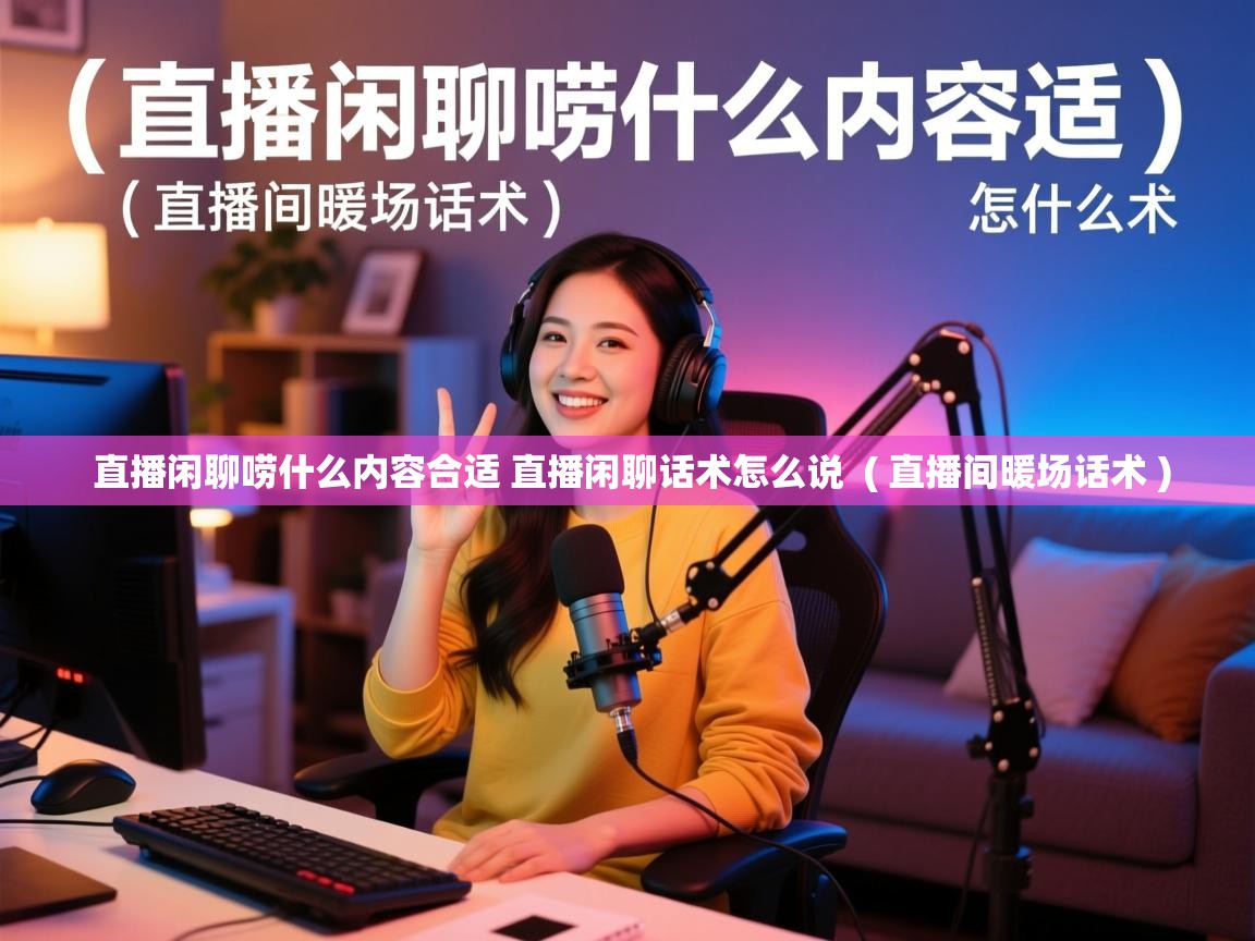  直播闲聊唠什么内容合适 直播闲聊话术怎么说  ( 直播间暖场话术 )