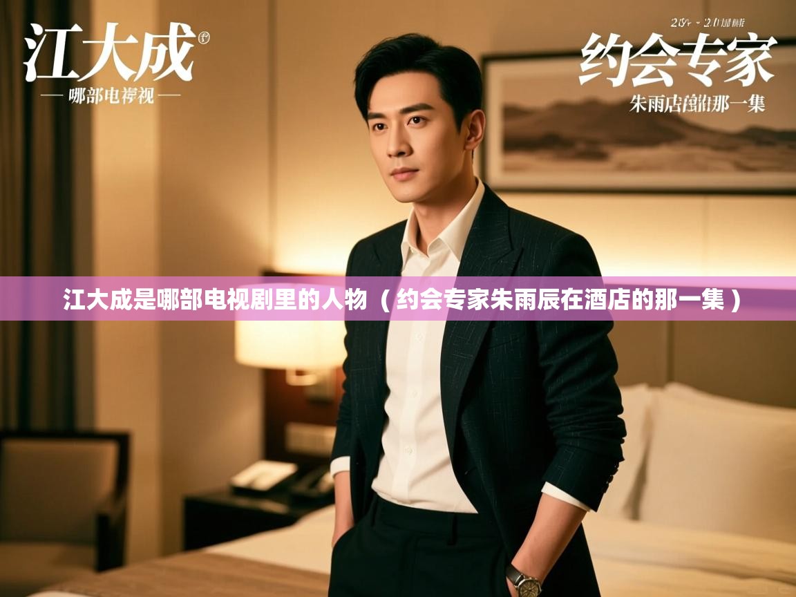  江大成是哪部电视剧里的人物  ( 约会专家朱雨辰在酒店的那一集 )