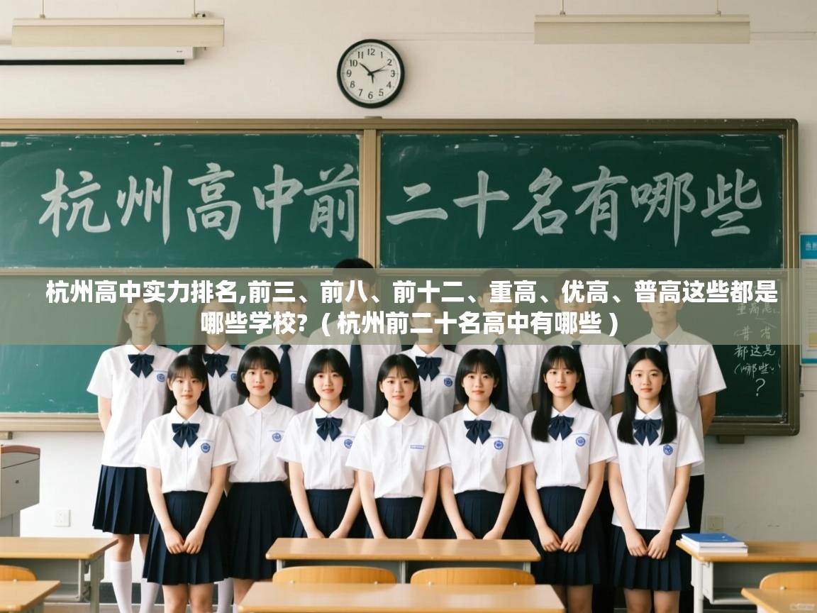 杭州高中实力排名,前三、前八、前十二、重高、优高、普高这些都是哪些学校?  ( 杭州前二十名高中有哪些 )  杭州高中实力排名,前三、前八、前十二、重高、优高、普高这些都是哪些学校?  ( 杭州前二十名高中有哪些 )