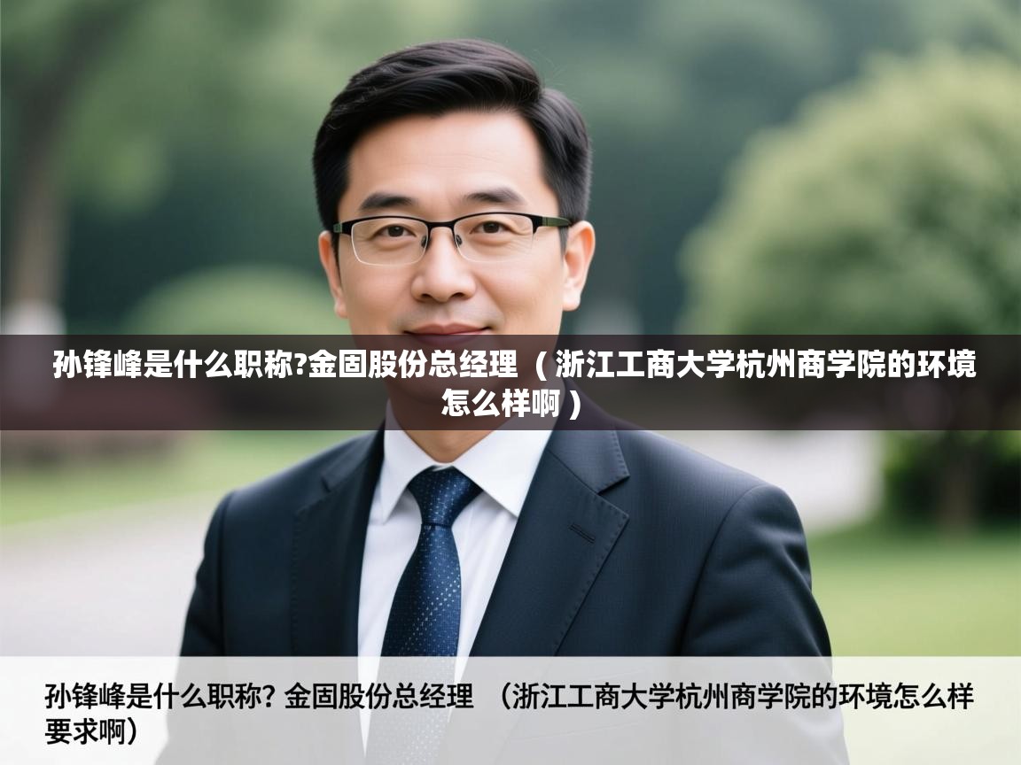  孙锋峰是什么职称?金固股份总经理  ( 浙江工商大学杭州商学院的环境怎么样啊 )