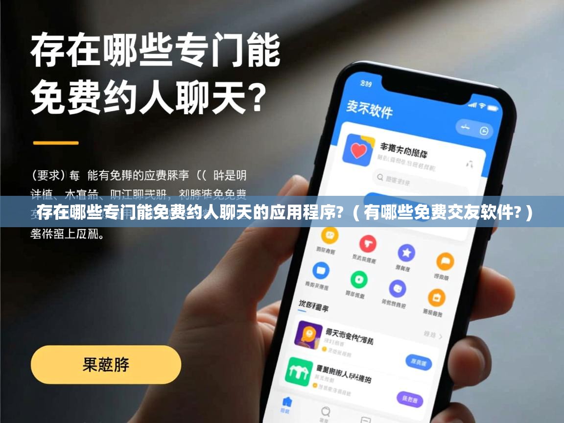 存在哪些专门能免费约人聊天的应用程序? ( 有哪些免费交友软件? ) 存在哪些专门能免费约人聊天的应用程序? ( 有哪些免费交友软件? )