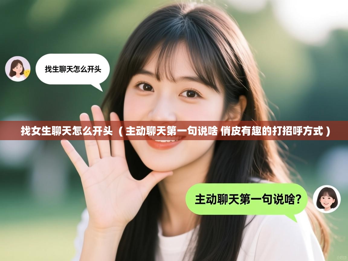  找女生聊天怎么开头  ( 主动聊天第一句说啥 俏皮有趣的打招呼方式 )