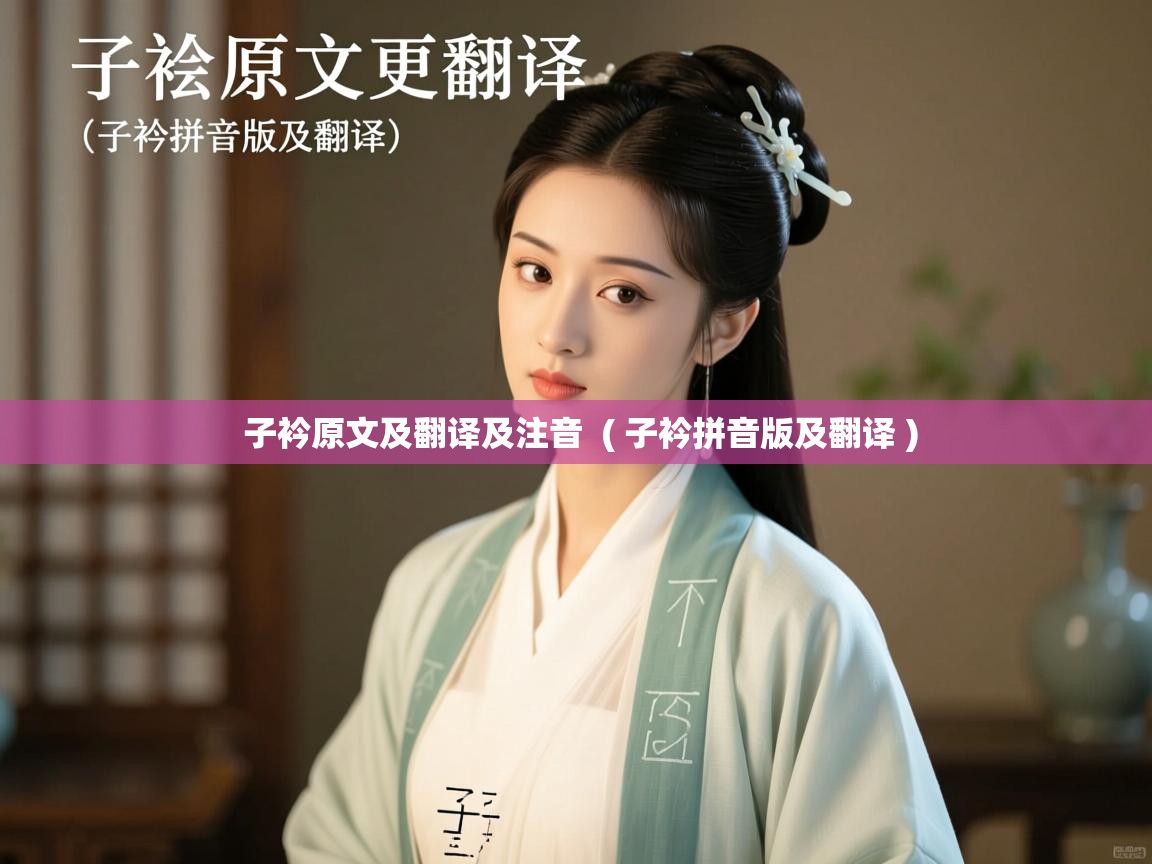 详细阅读: 子衿原文及翻译及注音  ( 子衿拼音版及翻译 )  子衿原文及翻译及注音  ( 子衿拼音版及翻译 )