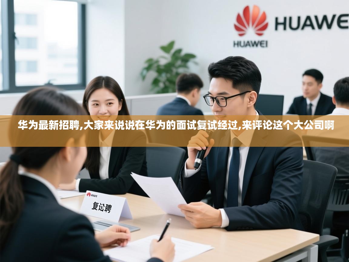  华为最新招聘,大家来说说在华为的面试复试经过,来评论这个大公司啊 