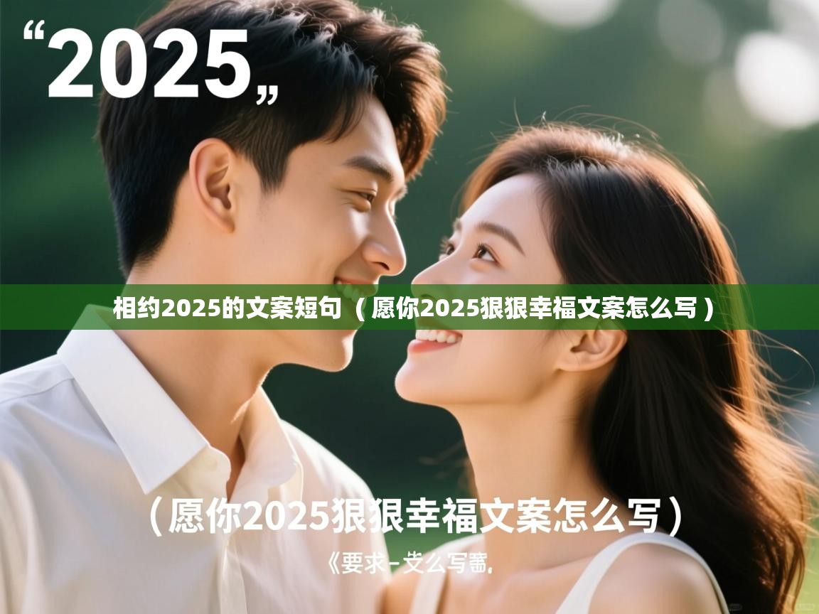 详细阅读: 相约2025的文案短句  ( 愿你2025狠狠幸福文案怎么写 )  相约2025的文案短句  ( 愿你2025狠狠幸福文案怎么写 )