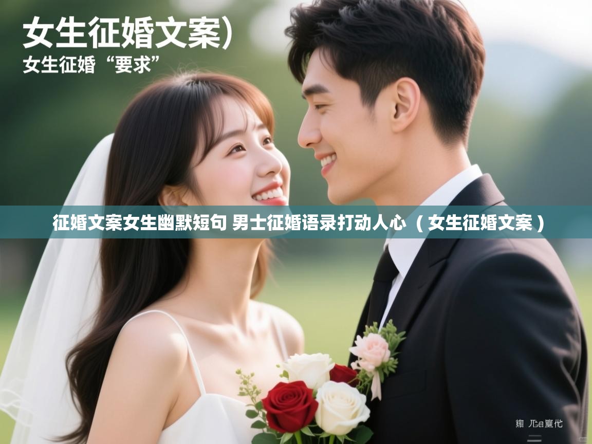 详细阅读: 征婚文案女生幽默短句 男士征婚语录打动人心  ( 女生征婚文案 )  征婚文案女生幽默短句 男士征婚语录打动人心  ( 女生征婚文案 )