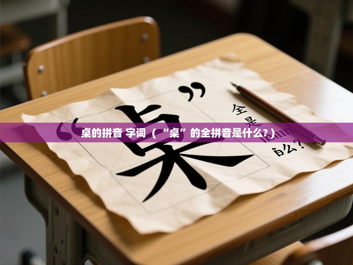 详细阅读: 桌的拼音 字词  ( “桌”的全拼音是什么? )  桌的拼音 字词  ( “桌”的全拼音是什么? )