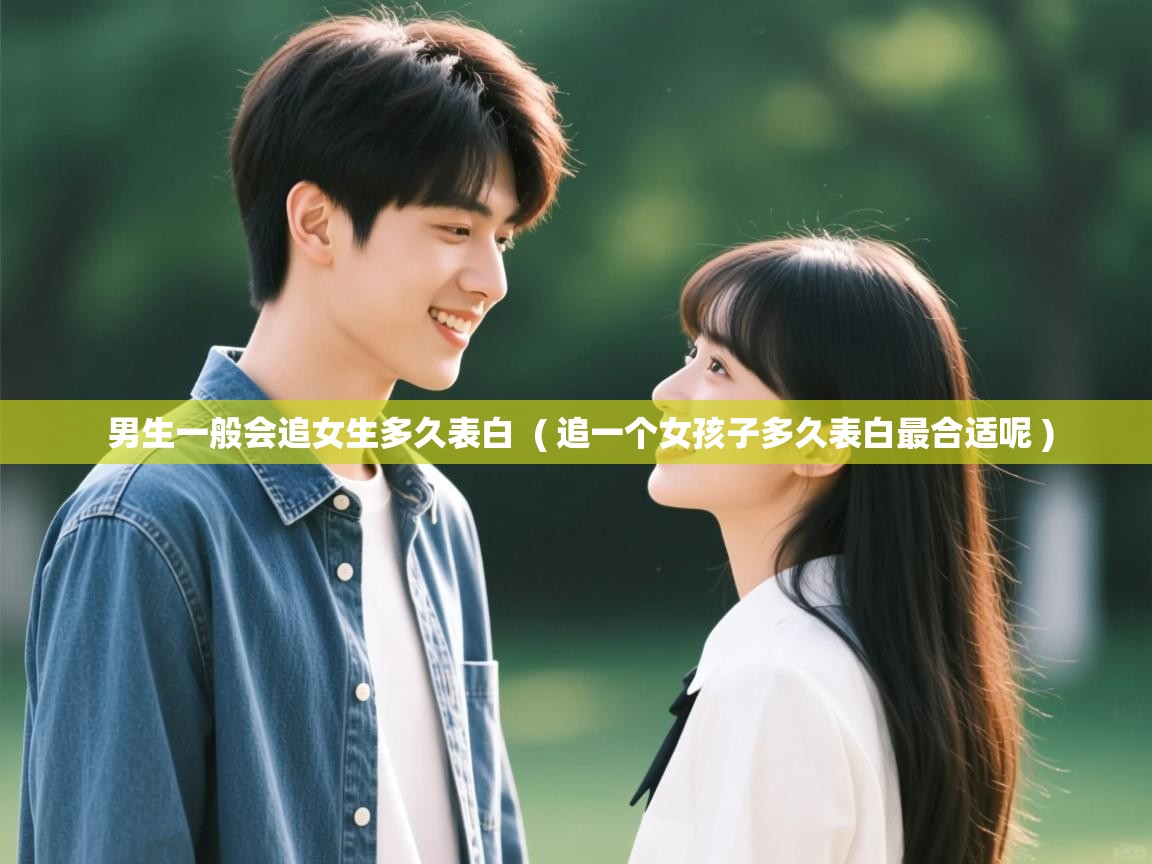 详细阅读: 男生一般会追女生多久表白  ( 追一个女孩子多久表白最合适呢 )  男生一般会追女生多久表白  ( 追一个女孩子多久表白最合适呢 )