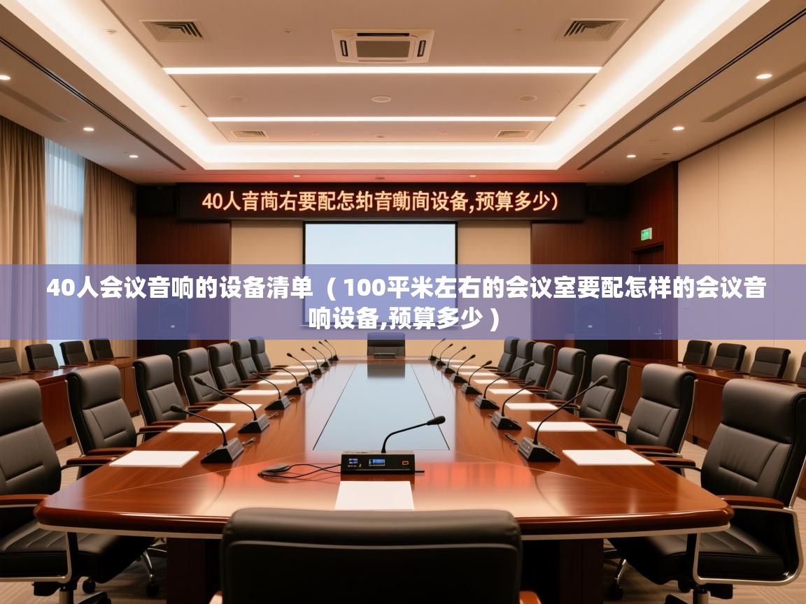  40人会议音响的设备清单  ( 100平米左右的会议室要配怎样的会议音响设备,预算多少 )