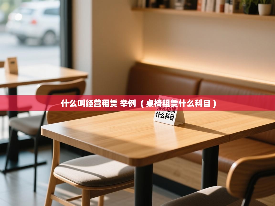  什么叫经营租赁 举例  ( 桌椅租赁什么科目 )