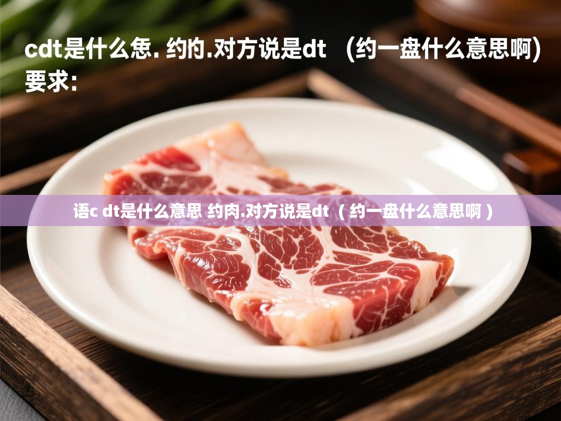  语c dt是什么意思 约肉.对方说是dt  ( 约一盘什么意思啊 )