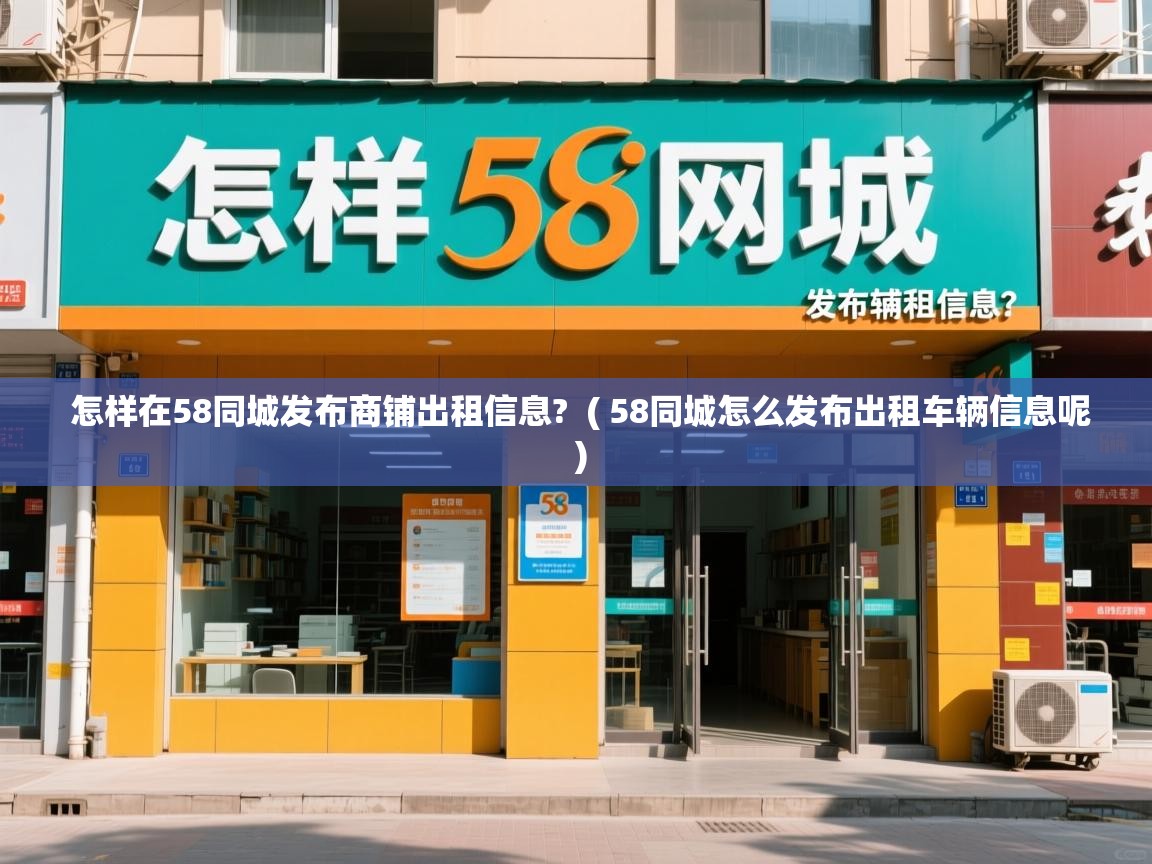 详细阅读: 怎样在58同城发布商铺出租信息?  ( 58同城怎么发布出租车辆信息呢 )  怎样在58同城发布商铺出租信息?  ( 58同城怎么发布出租车辆信息呢 )