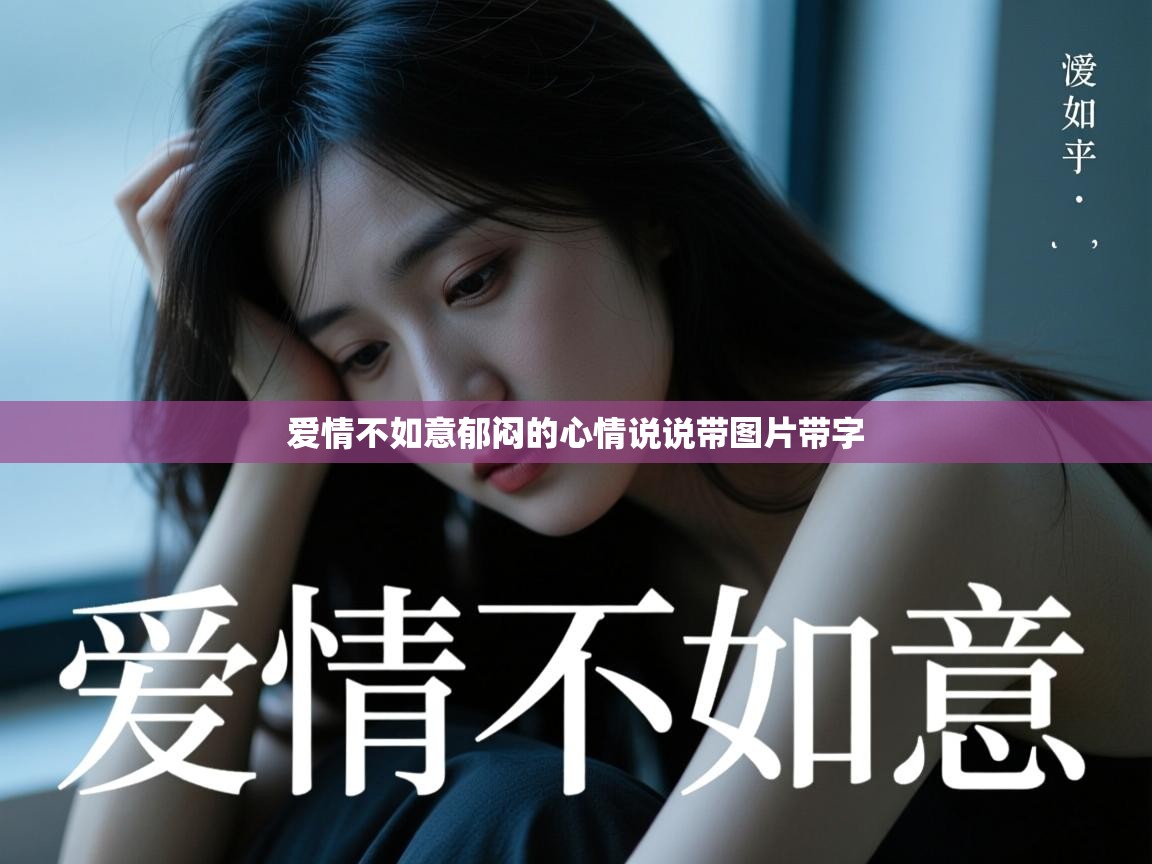 爱情不如意郁闷的心情说说带图片带字   爱情不如意郁闷的心情说说带图片带字