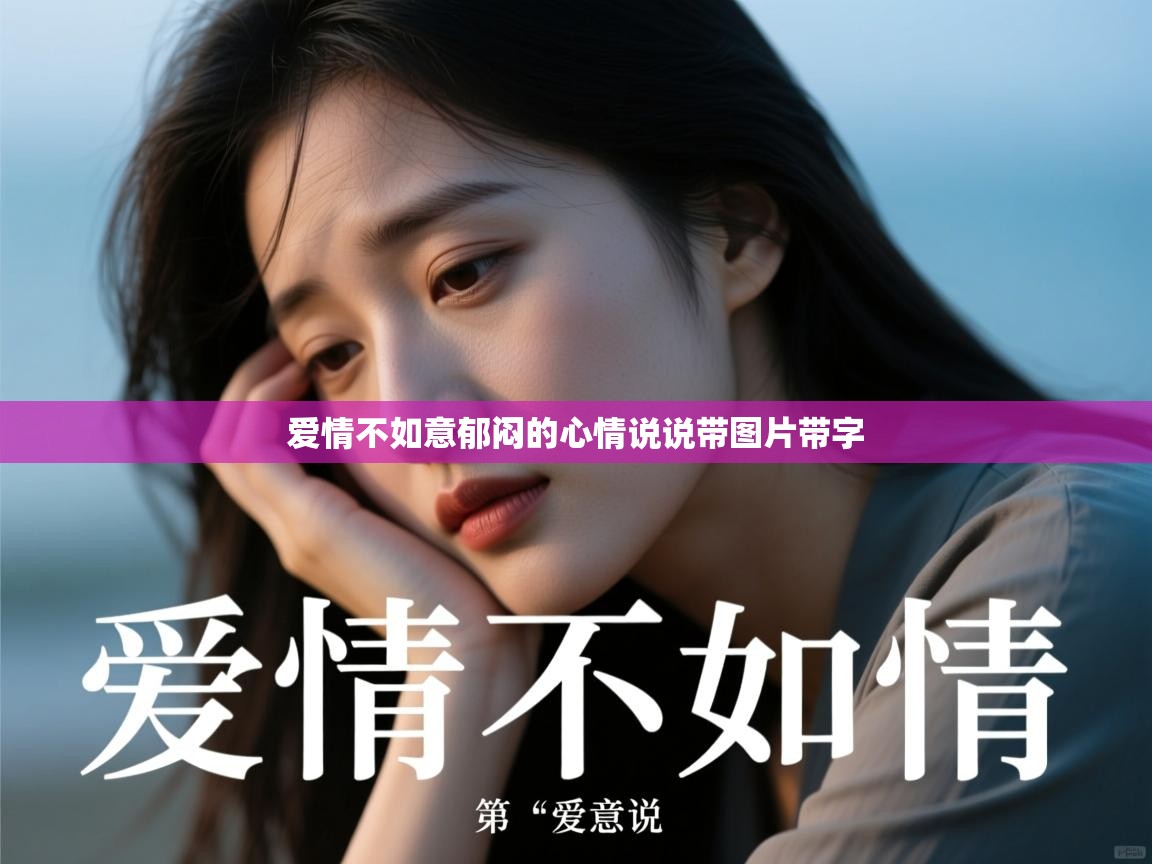 爱情不如意郁闷的心情说说带图片带字   爱情不如意郁闷的心情说说带图片带字