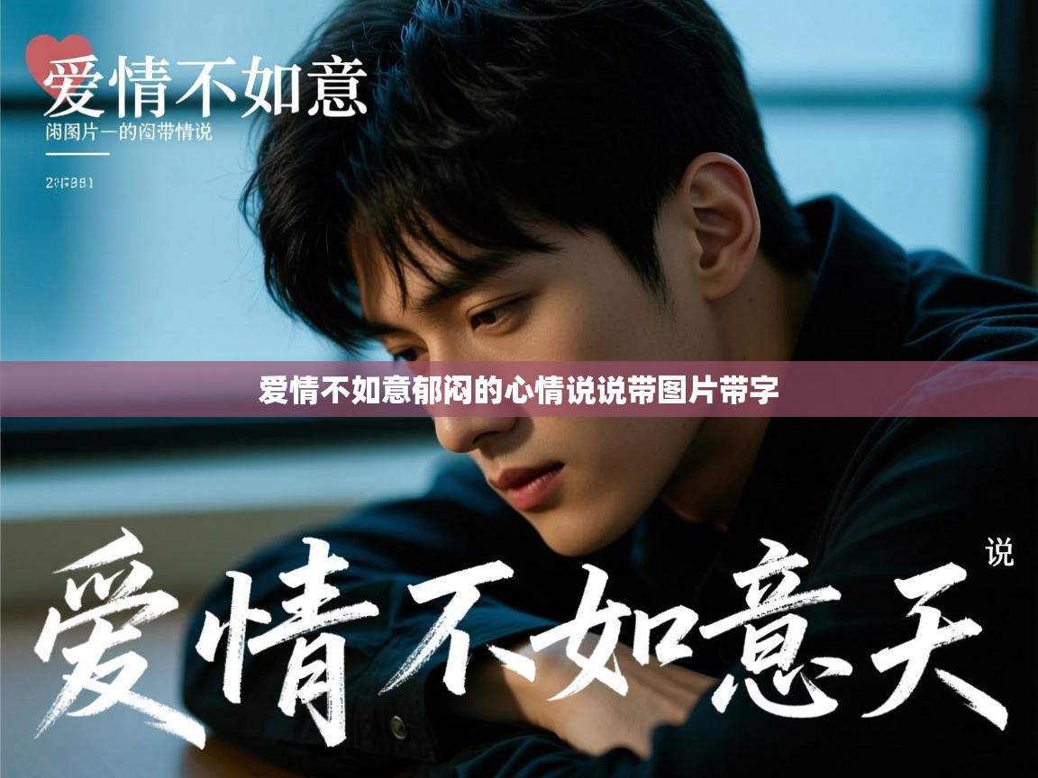 爱情不如意郁闷的心情说说带图片带字   爱情不如意郁闷的心情说说带图片带字