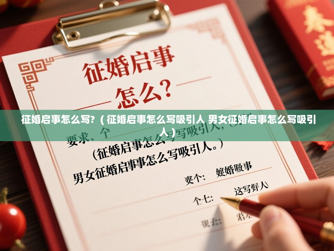  征婚启事怎么写?  ( 征婚启事怎么写吸引人 男女征婚启事怎么写吸引人 )