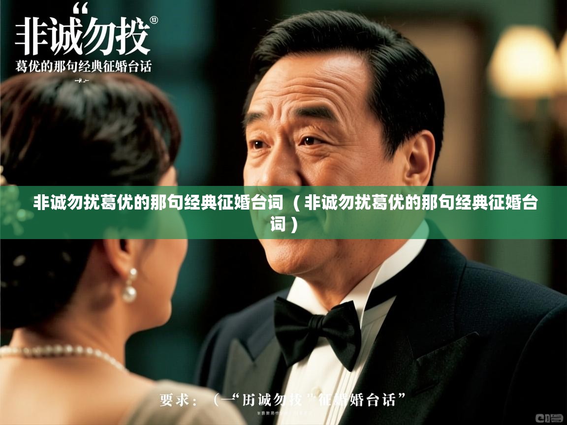  非诚勿扰葛优的那句经典征婚台词  ( 非诚勿扰葛优的那句经典征婚台词 )