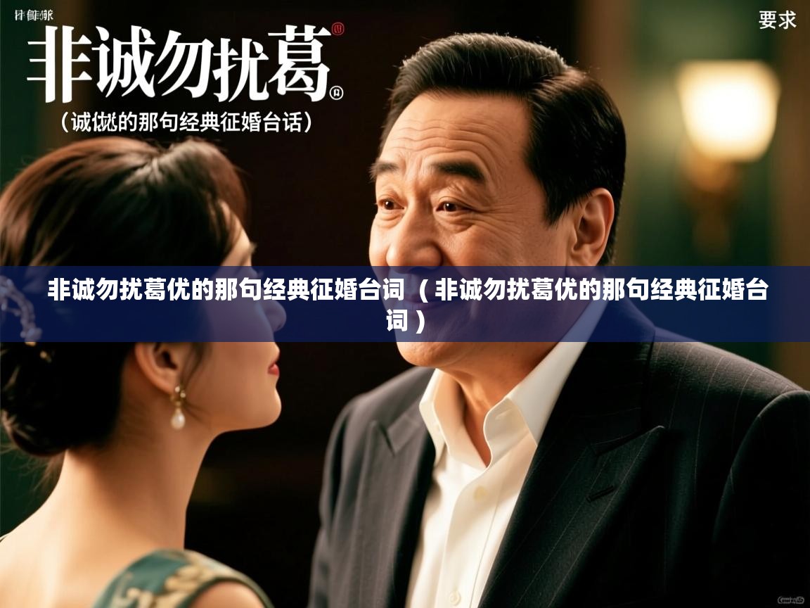  非诚勿扰葛优的那句经典征婚台词  ( 非诚勿扰葛优的那句经典征婚台词 )