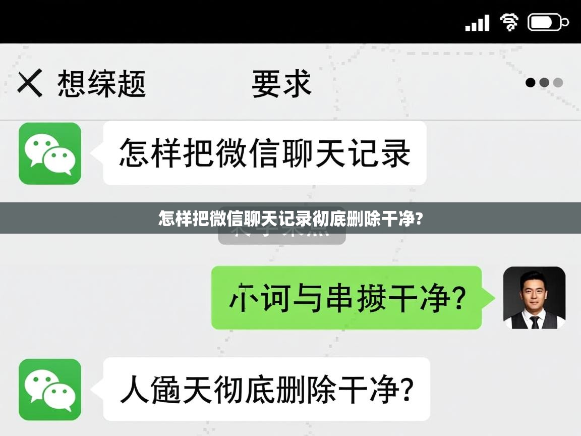  怎样把微信聊天记录彻底删除干净? 