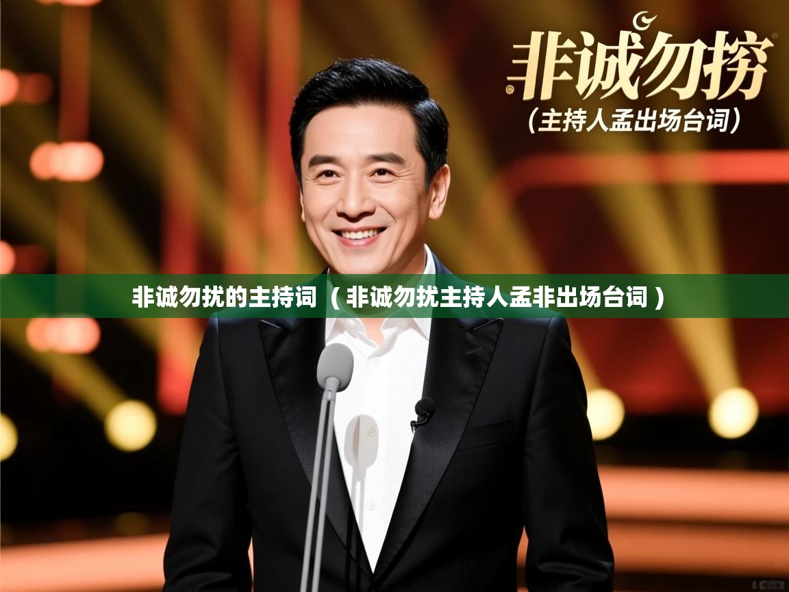  非诚勿扰的主持词  ( 非诚勿扰主持人孟非出场台词 )