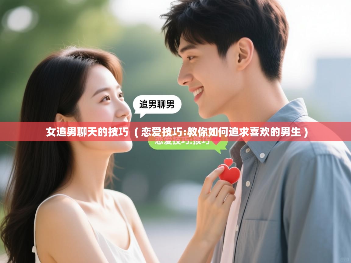 详细阅读: 女追男聊天的技巧  ( 恋爱技巧:教你如何追求喜欢的男生 )  女追男聊天的技巧  ( 恋爱技巧:教你如何追求喜欢的男生 )