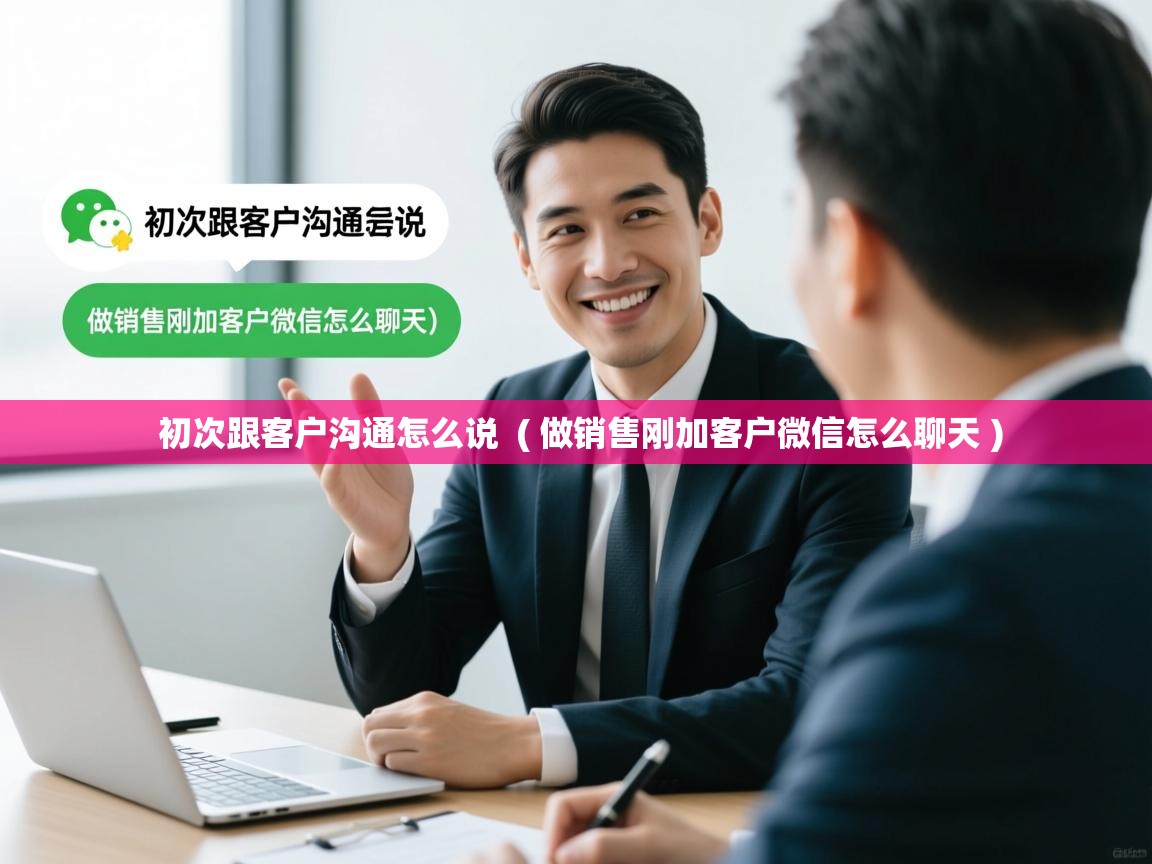 详细阅读: 初次跟客户沟通怎么说  ( 做销售刚加客户微信怎么聊天 )  初次跟客户沟通怎么说  ( 做销售刚加客户微信怎么聊天 )