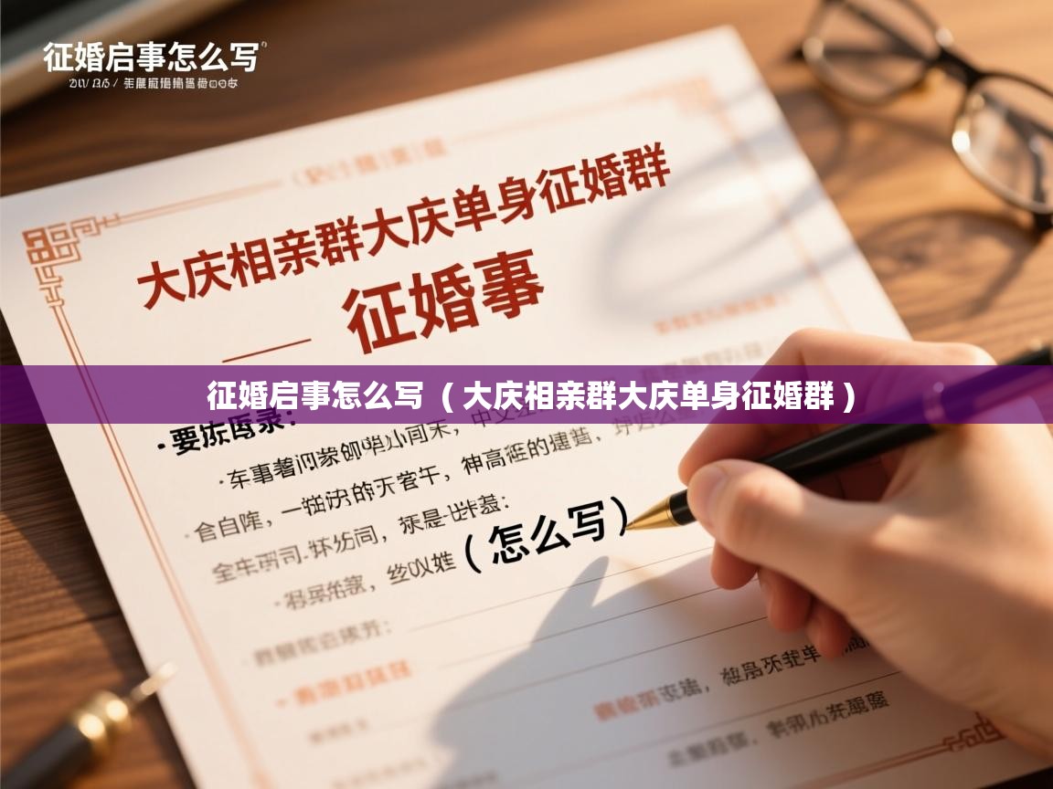  征婚启事怎么写  ( 大庆相亲群大庆单身征婚群 )