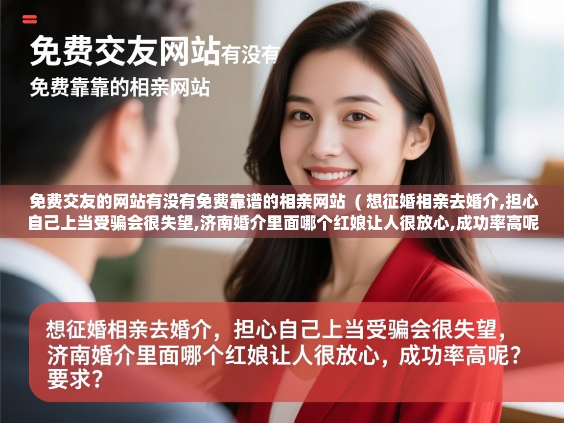 详细阅读: 免费交友的网站有没有免费靠谱的相亲网站  ( 想征婚相亲去婚介,担心自己上当受骗会很失望,济南婚介里面哪个红娘让人很放心,成功率高呢 )  免费交友的网站有没有免费靠谱的相亲网站  ( 想征婚相亲去婚介,担心自己上当受骗会很失望,济南婚介里面哪个红娘让人很放心,成功率高呢 )