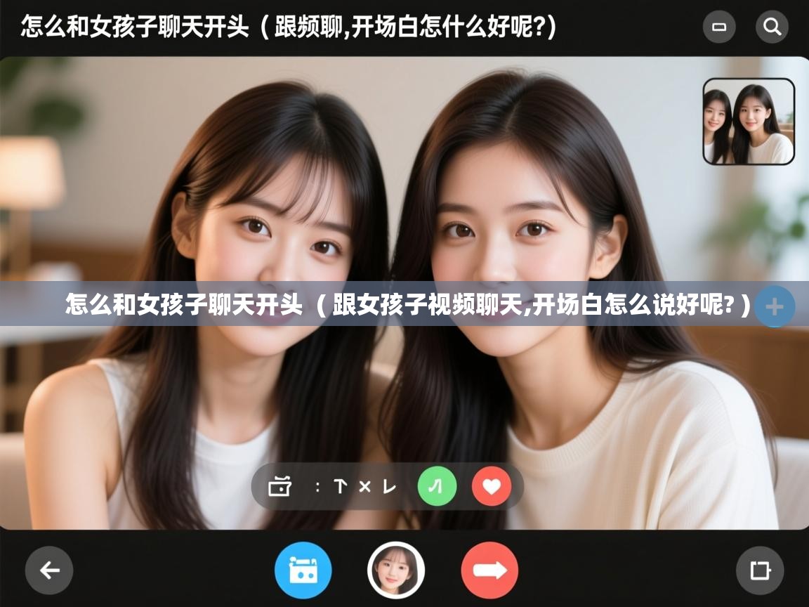 详细阅读: 怎么和女孩子聊天开头  ( 跟女孩子视频聊天,开场白怎么说好呢? )  怎么和女孩子聊天开头  ( 跟女孩子视频聊天,开场白怎么说好呢? )