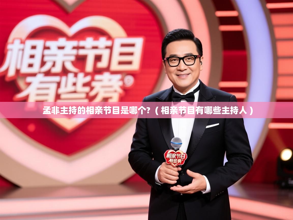 详细阅读: 孟非主持的相亲节目是哪个?  ( 相亲节目有哪些主持人 )  孟非主持的相亲节目是哪个?  ( 相亲节目有哪些主持人 )