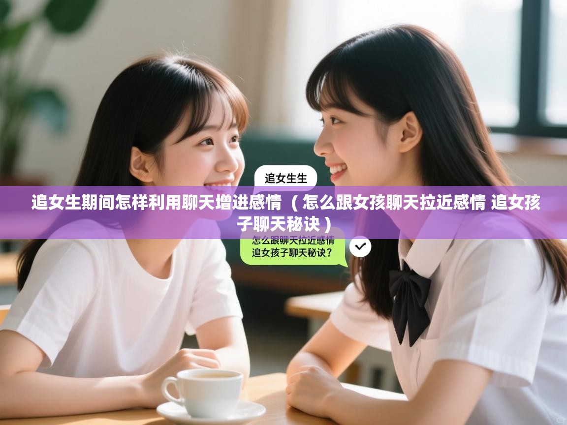 详细阅读: 追女生期间怎样利用聊天增进感情  ( 怎么跟女孩聊天拉近感情 追女孩子聊天秘诀 )  追女生期间怎样利用聊天增进感情  ( 怎么跟女孩聊天拉近感情 追女孩子聊天秘诀 )