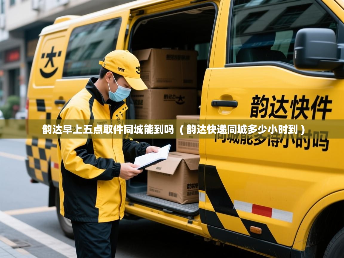 详细阅读: 韵达早上五点取件同城能到吗  ( 韵达快递同城多少小时到 )  韵达早上五点取件同城能到吗  ( 韵达快递同城多少小时到 )