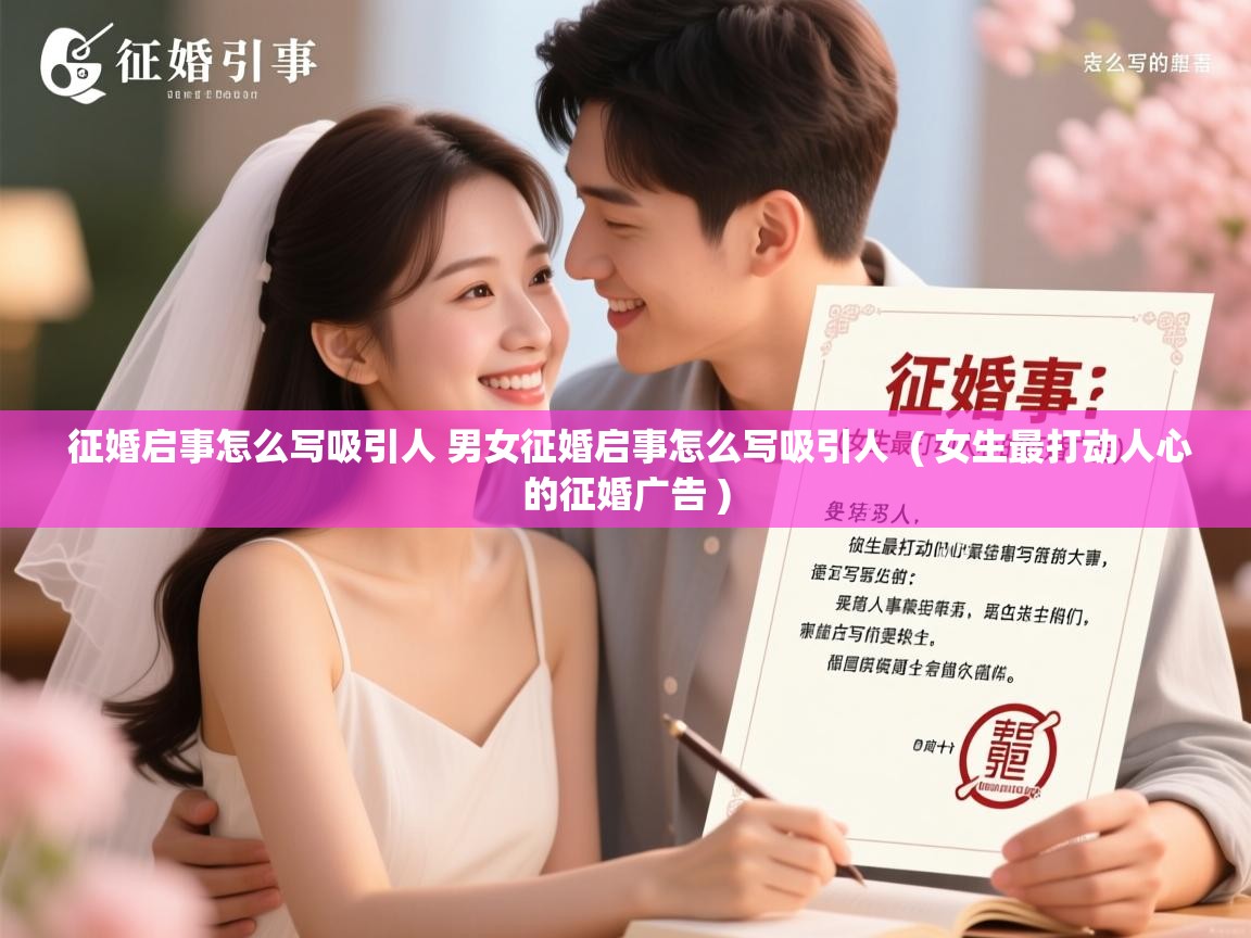 征婚启事怎么写吸引人 男女征婚启事怎么写吸引人  ( 女生最打动人心的征婚广告 )  征婚启事怎么写吸引人 男女征婚启事怎么写吸引人  ( 女生最打动人心的征婚广告 )